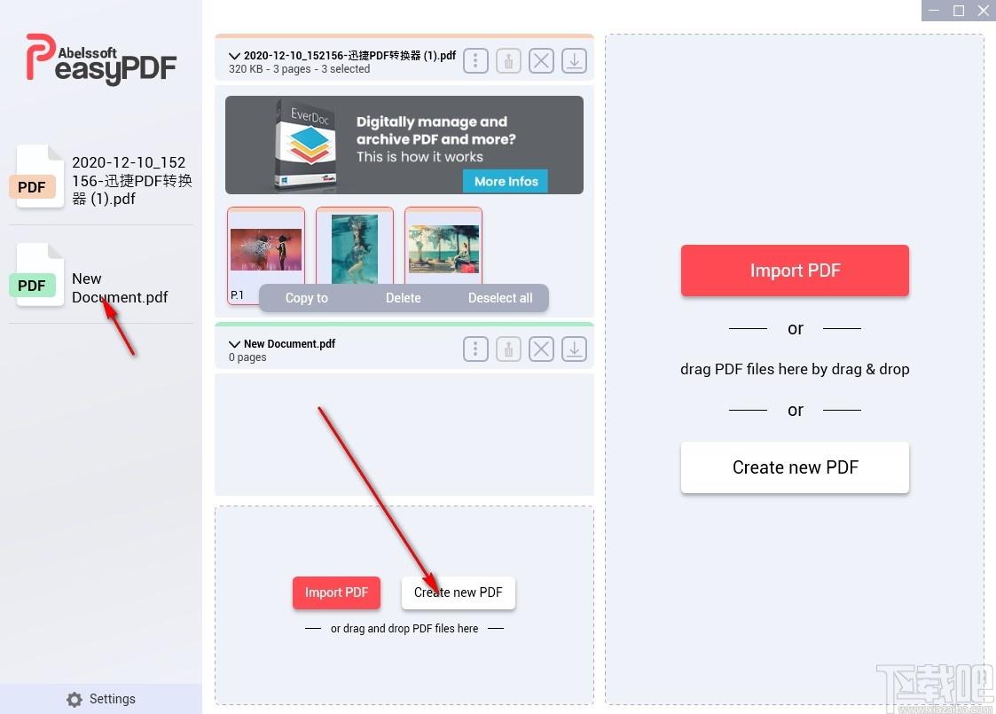 Abelssoft Easy PDF下载,PDF拆分合并软件,PDF软件,拆分合并