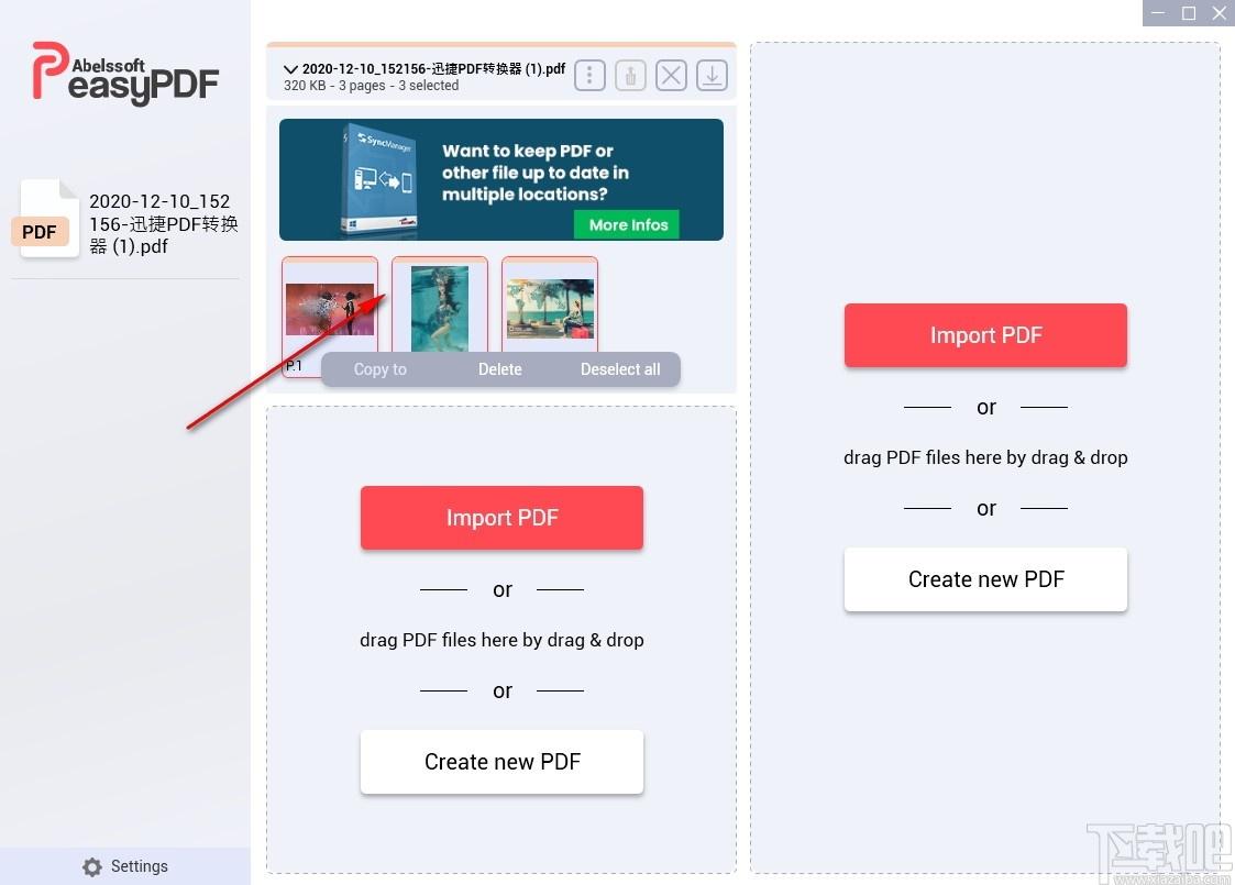Abelssoft Easy PDF下载,PDF拆分合并软件,PDF软件,拆分合并
