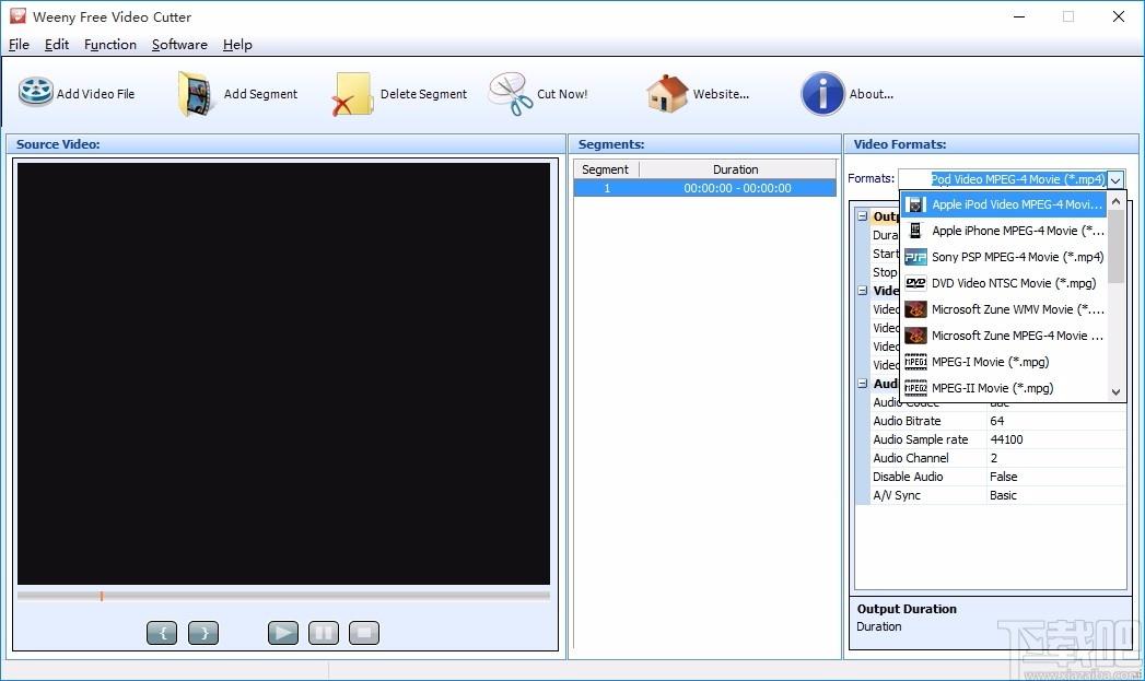 Weeny Free Video Cutter,视频切割工具,视频切割